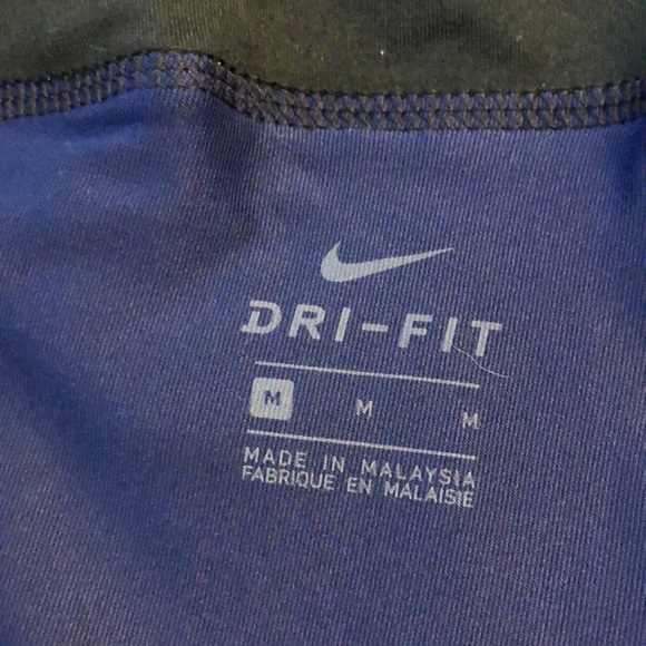 Nike Dri-fit Running Short over Short Blue SZ M - Picture 5 of 6